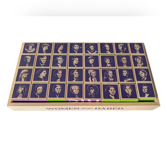 uncle goose Other - Women Who Dared Wooden Block Set